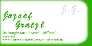 jozsef gratzl business card
